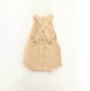 Cable Popcorn Romper, Natural