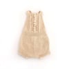 Cable Popcorn Romper, Natural