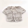 Callie Crochet Vest, Snow