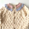 Camille Collar Cardigan, Custom Color