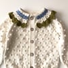 Camille Collar Cardigan, Custom Color