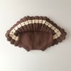 Camille Skirt, Walnut+natural