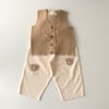 Colin Crochet Vest, Sand