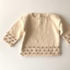 Comfy Popcorn Sweater, Natural