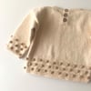 Comfy Popcorn Sweater, Natural
