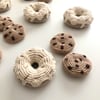 Crochet Toy Cookies - 2.5 in - 6.5 cm diameter