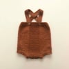 Cross Romper, Terracotta