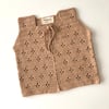 Dahlia Crochet Vest, Birch
