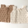 Dahlia Crochet Vest, Custom Color
