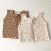 Dahlia Crochet Vest, Custom Color