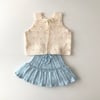 Dahlia Vest, Natural