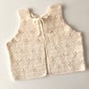 Dahlia Vest, Natural