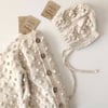 Fancy Popcorn Bonnet, Exclusive Confetti - Custom Color