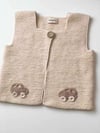 Felice Car Vest, Natural