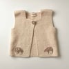 Felice Car Vest, Natural