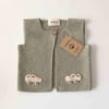 Felice Car Vest, Seaweed