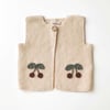 Felice Cherry Vest, Natural
