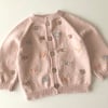 Floral Cardigan, Powder Pink Base