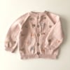 Floral Cardigan, Powder Pink Base