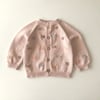 Floral Cardigan, Powder Pink Base