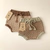 Folk Bloomer, Seaweed(waist) × Camel(patterns)