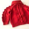 Hazel Cardigan, Red Apple