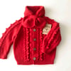 Hazel Cardigan, Red Apple