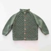 Honeycomb Cardigan, Mint