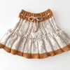 Ivy Skirt / 2 Color,  Exclusive Confetti - Citrus × Golden brown