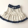 Ivy Skirt / 2 Color,  Exclusive Confetti - Four seasons × Navy