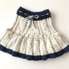 Ivy Skirt / 2 Color,  Exclusive Confetti - Four seasons × Navy