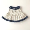 Ivy Skirt / 2 Color,  Exclusive Confetti - Four seasons × Navy