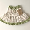 Ivy Skirt / 2 Color,  Exclusive Confetti - Pastel rainbow × Pistachio