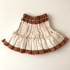 Ivy Skirt / 2 Color,  Exclusive Confetti - Pumpkin spice × Terracotta