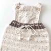 Macaron  Romper, Exclusive Confetti - Citrus × Mink