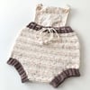 Macaron  Romper, Exclusive Confetti - Citrus × Mink