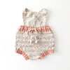 Macaron  Romper, Exclusive Confetti - Custom Color