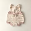 Macaron  Romper, Exclusive Confetti - Custom Color