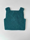 Malinda Crochet Top, Evergreen Base