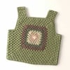 Malinda Crochet Top, Matcha Base