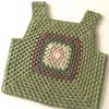 Malinda Crochet Top, Matcha Base