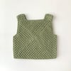 Malinda Crochet Top, Matcha Base
