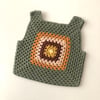 Malinda Crochet Top, Sage Base