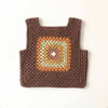 Malinda Crochet Top, Walnut Base