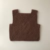 Malinda Crochet Top, Walnut Base