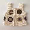Marla Crochet Vest, Design 1