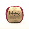 Organic Cotton Yarn - DEEP RED, 295