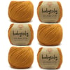 Organic Cotton Yarn - GOLDEN BROWN, 490