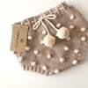 Popcorn Bloomer, Beige × Natural popcorns