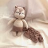 Popcorn Cardigan for Squirrel - custom fit cardigan; Birch